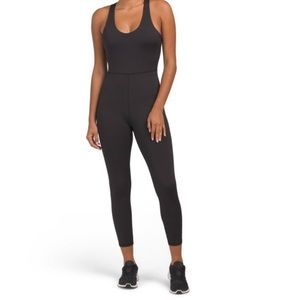 MOVE THEOLOGY Black Onyx Daring Jumpsuit With Removable Cups